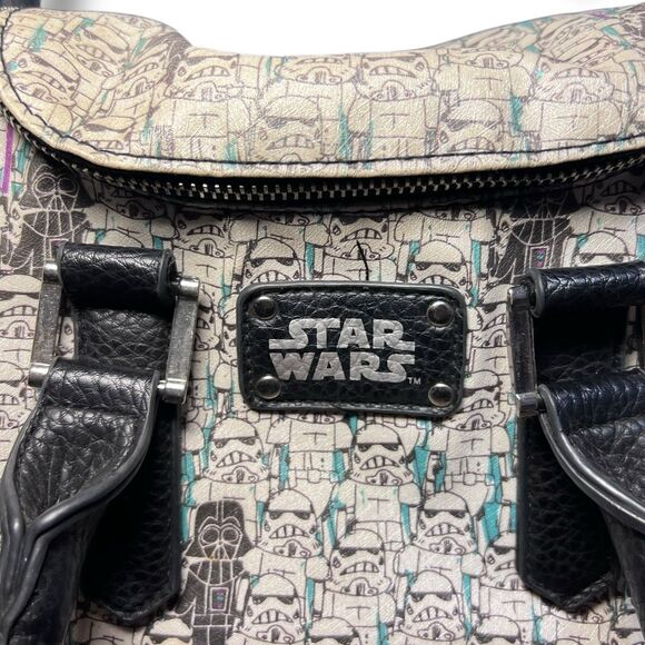 Star Wars Stormtroopers Darth Vader All Over Print Handbag Bioworld Lucas Films - Picture 3 of 11